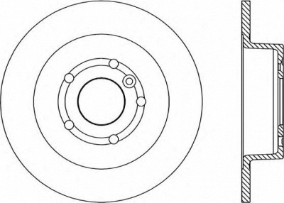 OPEN PARTS bdr175010 -  Тормозной диск